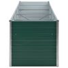 vidaXL Plantenbak verhoogd 320x80x77 cm gegalvaniseerd staal groen