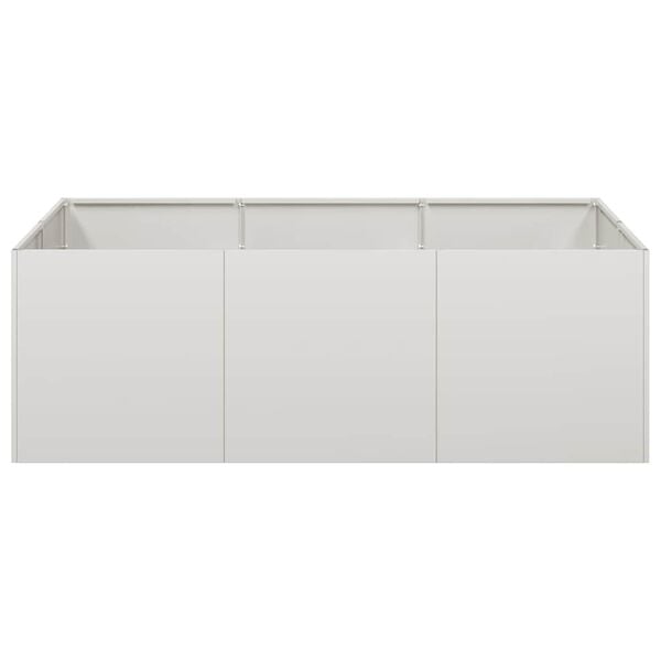 vidaXL Plantenbak 120x80x40 cm roestvrij staal