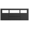 vidaXL Tv-meubel 120x30x50 cm bewerkt hout zwart