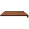 vidaXL Raamsokkel Bruin Hout 80 x 40 x 4,5 cm PVC