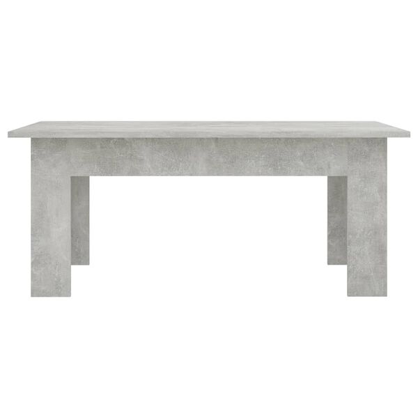 vidaXL Salontafel 100x60x42 cm bewerkt hout betongrijs