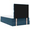 vidaXL Ottoman bed met matrassen en LED's 120x200cm fluweel