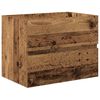 vidaXL Badkamermeubelset 2 pcs Oud Hout 57 x 37 x 45 cm Bewerkt hout