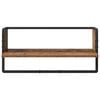 vidaXL Wandplankenset 6 pcs Oud Hout 100 x 25 x 30 cm Bewerkt hout