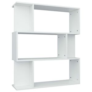 vidaXL Boekenkast/kamerscherm 80x24x96 cm bewerkt hout wit