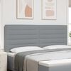 vidaXL Hoofdbord Lichtgrijs 200 cm Stof