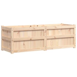 vidaXL Plantenbak 150x50x50 cm massief grenenhout