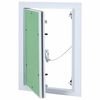 vidaXL Toegangs paneel Groen en Zilver 25 x 35 cm