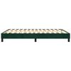 vidaXL Boxspring bed 140x200 cm fluweel donkergroen