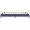 vidaXL Bedframe zonder matras stof blauw 200x200 cm