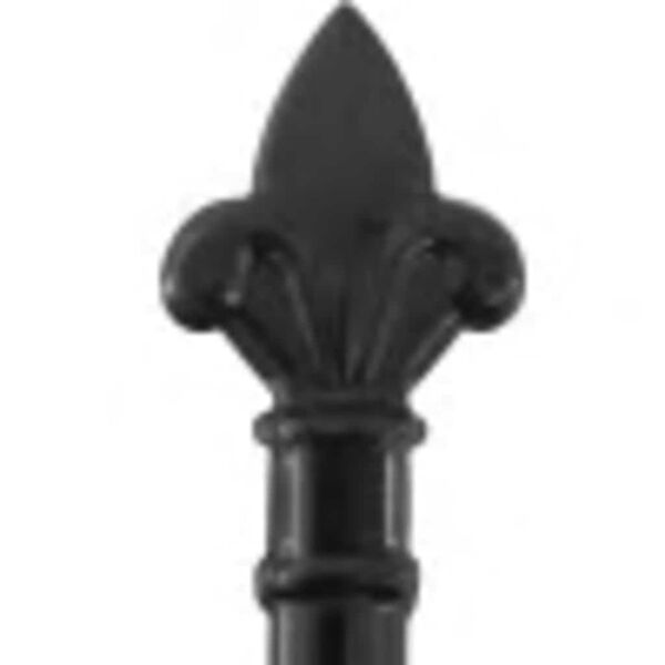 vidaXL Poort met puntige bovenkant dubbel 299,5x199,5 cm staal zwart