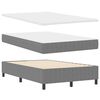 vidaXL Boxspring bed Lichtgrijs en wit. 193 x 120 x 128 cm