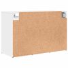 vidaXL Schoenenkast met plank Wit 77,5 x 30 x 51 cm Bewerkt hout