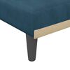 vidaXL Chaise longue fluweel blauw