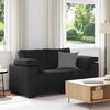 vidaXL Loveseat bank 120 cm fluweel zwart