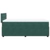 vidaXL Boxspring met matras fluweel donkergroen 90x190 cm