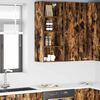 vidaXL Hangkast Gerookt eiken 40 x 29,5 x 100 cm Bewerkt hout
