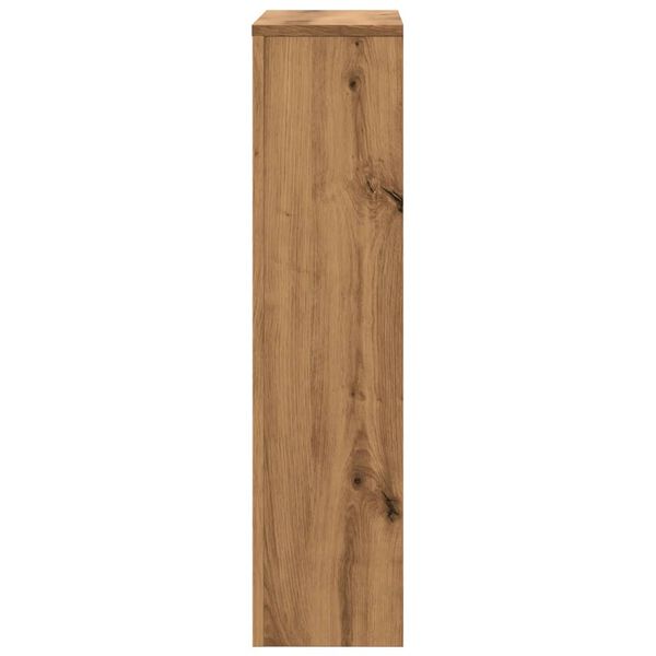 vidaXL Radiatorombouw 104x20x82 cm bewerkt hout artisanaal eikenkleur