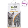 vidaXL Kattenbakvulling met babypoeder geur Bentoniet 20L