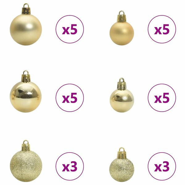 vidaXL Kerstboom met 300 LED met standaard Roze 180 cm PVC