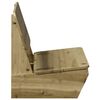 vidaXL Tuinstoelen 2 st 60x64x70,5 cm geïmpregneerd hout