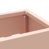 vidaXL Paraplu Standaard met opslag Roze 28 x 12 x 41 cm Staal