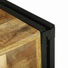 vidaXL Wijnrek Bruin en zwart 35 x 35 x 39 cm Massief Mango Hout