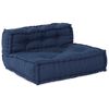 vidaXL Modulair bank 4 pcs Indigo Stof