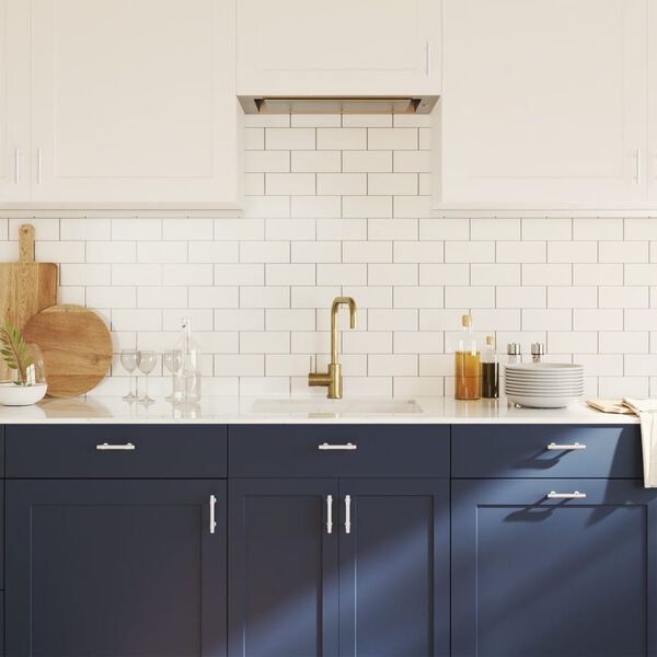 vidaXL Handvatten 20 st 64 mm roestvrij staal zilverkleurig