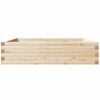 vidaXL Plantenbak 100x100x23 cm massief grenenhout