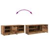 vidaXL TV-kast Oud Hout 102 x 35 x 36,5 cm Bewerkt hout
