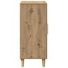vidaXL Dressoir 90x34x80 cm bewerkt hout artisanaal eikenkleur