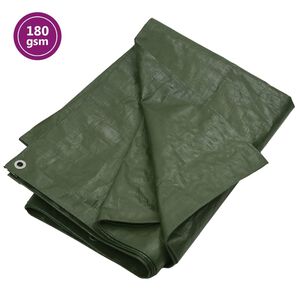 vidaXL Dekzeil 180 g/m&sup2; 2x3 m HDPE groen