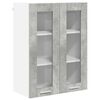 vidaXL Hangkast Beton Grijs 60 x 31 x 80 cm Bewerkt hout