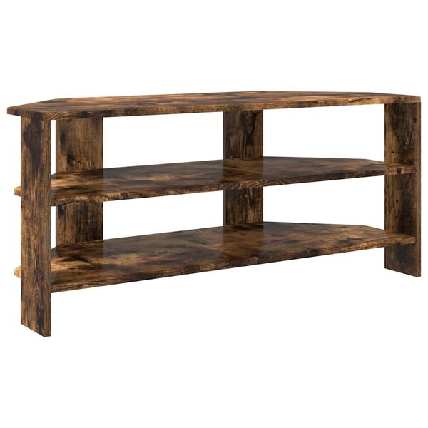 vidaXL HoekTVKast Gerookt eiken 102x40,5x45cm Bewerkt hout