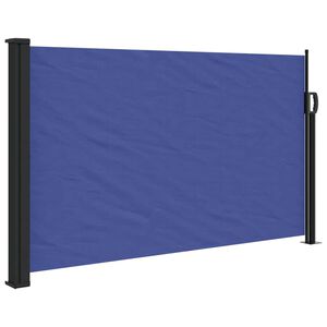 vidaXL Windscherm uittrekbaar 117x300 cm blauw