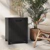 vidaXL Tuinbox 39x39x46 cm PP rattan grafietkleurig
