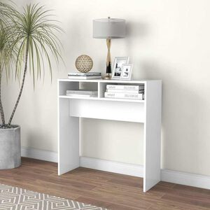 vidaXL Wandtafel 78x30x80 cm bewerkt hout wit