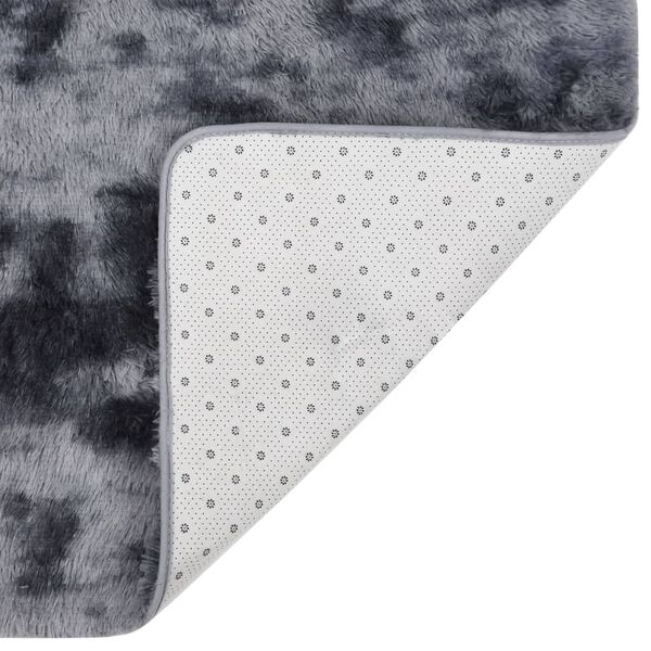 vidaXL Vloerkleed shaggy 270x180 cm antracietkleurig