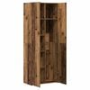 vidaXL Highboard Oud hout 70 x 42,5 x 185 cm Bewerkt hout