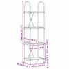 vidaXL Boekenkast Artisan Eiken 40 x 30 x 146 cm Bewerkt hout