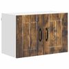 vidaXL Keukenwandkasten 2 pcs Gerookt eiken 60 x 31 x 40 cm