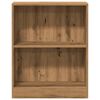 vidaXL Boekenkast 60x24x76 cm bewerkt hout artisanaal eikenkleurig