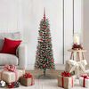 vidaXL Kunstkerstboom met 150 LED Groen 120 cm PVC en Plastic en Staal