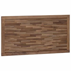 vidaXL Bed Hoofdbord Naturel Massief Teakhout