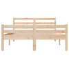 vidaXL Bedframe massief hout 150x200 cm