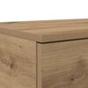 vidaXL Bedlades Artisan Eiken 90 x 36,5 x 16,5 cm Bewerkt hout