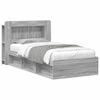 vidaXL Bedframe met opslag Grijs Sonoma 75 x 190 cm Bewerkt hout