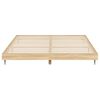 vidaXL Bedframe zonder matras hout sonoma eikenkleurig 140x200 cm