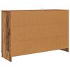 vidaXL Dressoir met lade Oud Hout 100 x 30 x 65,6 Bewerkt hout